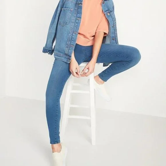 Old Navy Super Skinny Pull-On Jeggings for Women New - Picture 4 of 4